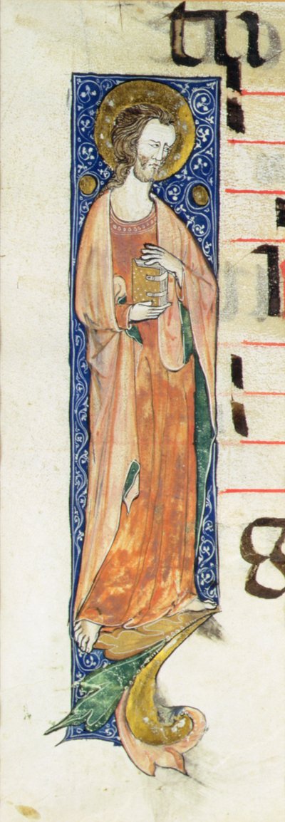 An Apostle Holding a Book, c.1320 by French School